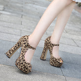 Elegant Platform Toe Open-toe Pumps - FashionByTeresa